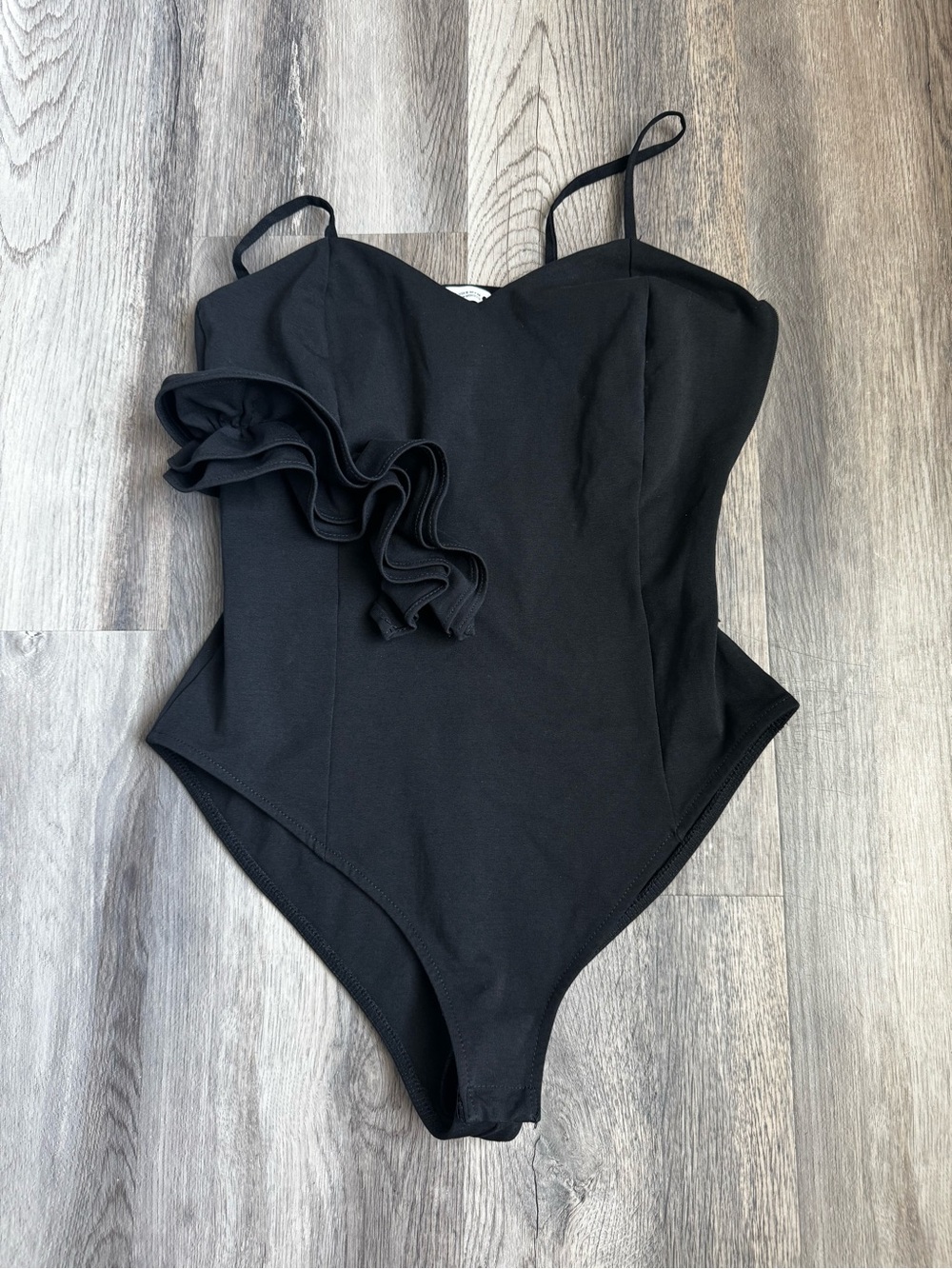 Zara Black Stretch Bodysuit